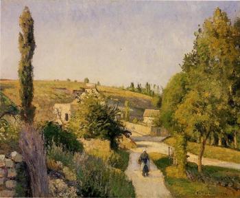 卡米耶 畢沙羅 Landscape at l'Hermitage, Pontoise